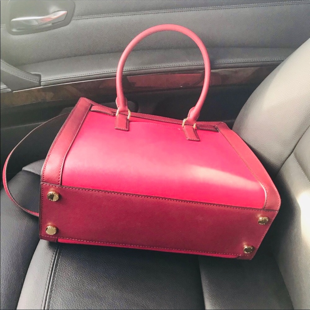 ❤️RARE MICHAEL KORS: RARE Raspberry Large … - Picture 5 of 8